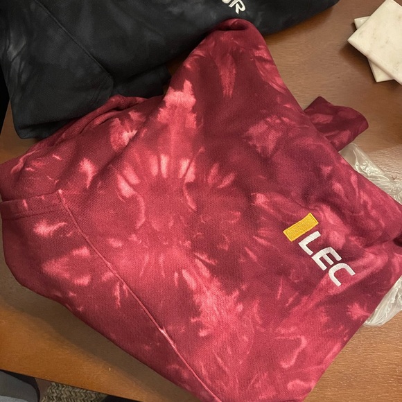 F1 Charles Leclerc Ferrari Tie Dye Hoodie Embroidered - Picture 2 of 5